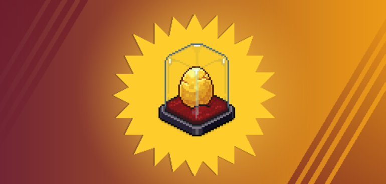 Novo Raro: Ovo Rachado Dourado!